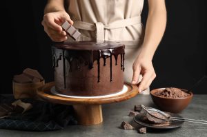 The Art of the Perfect Ganache on a Chocolate cake Dubai